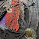 Gold Leaf Mat Detail