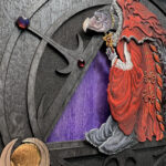 Gold Leaf and Glass Stone Details