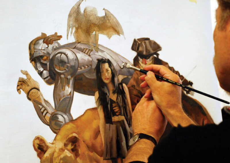 Greg Manchess painting demo -- Wizard of Oz