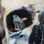 Detail of "Quiet Refuge" Acrylic Painting