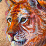 ‘Tiger Grace’ full image of the original painting