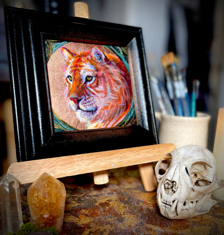 Tiger Grace’ full image of the original painting