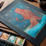 Detail image of painting