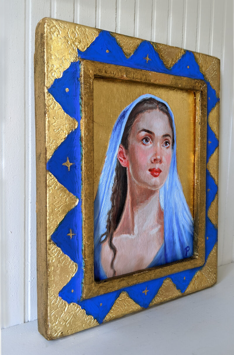 Virgo Maria - side of the frame