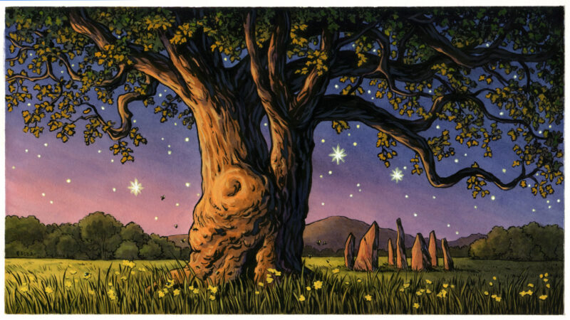 "Yonder Old Oak" by Elisabeth Alba