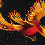 "Rising" Acrylic Painting