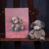 Guardian of softness - Marta Witkiewicz - with teddy bear