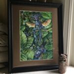 Brambles, a painting of fairies and leaves