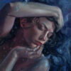 Woman glowing with stardust