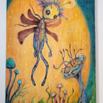 Penelopbee Mixed Media Drawing Illustration