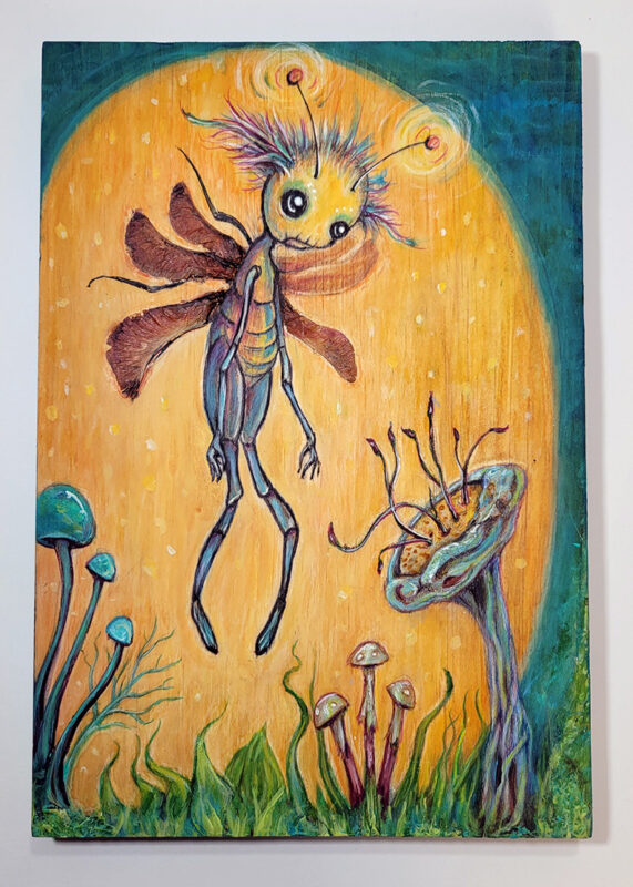 Penelopbee Mixed Media Drawing Illustration