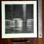 Photo of a fantastical original graphite drawing
