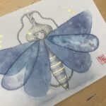 Rorschach's Lepidoptera 1, version Cyanotype