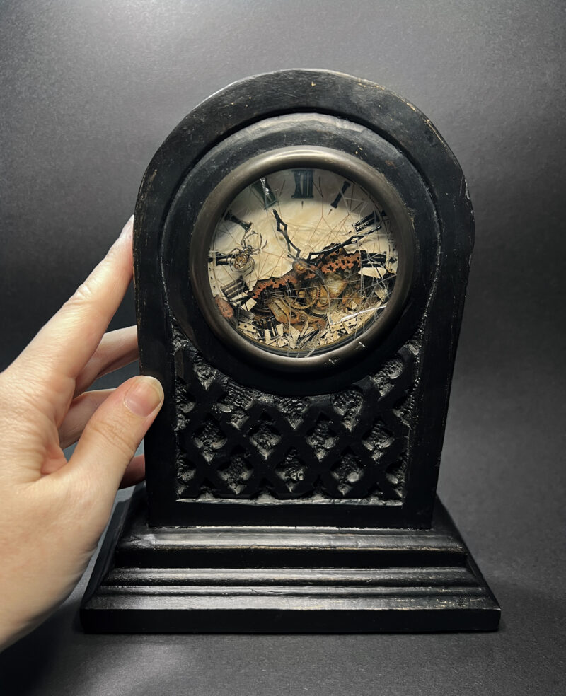 Holding the Clock Case