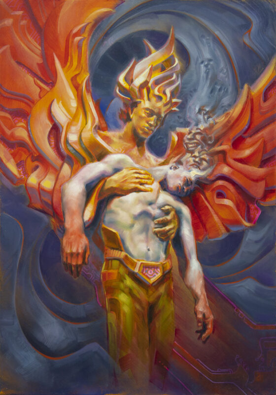 Dreamtender Angel is an Original Oil Painting by Dan Cohen