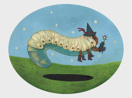 "Grub Witch" image of painting