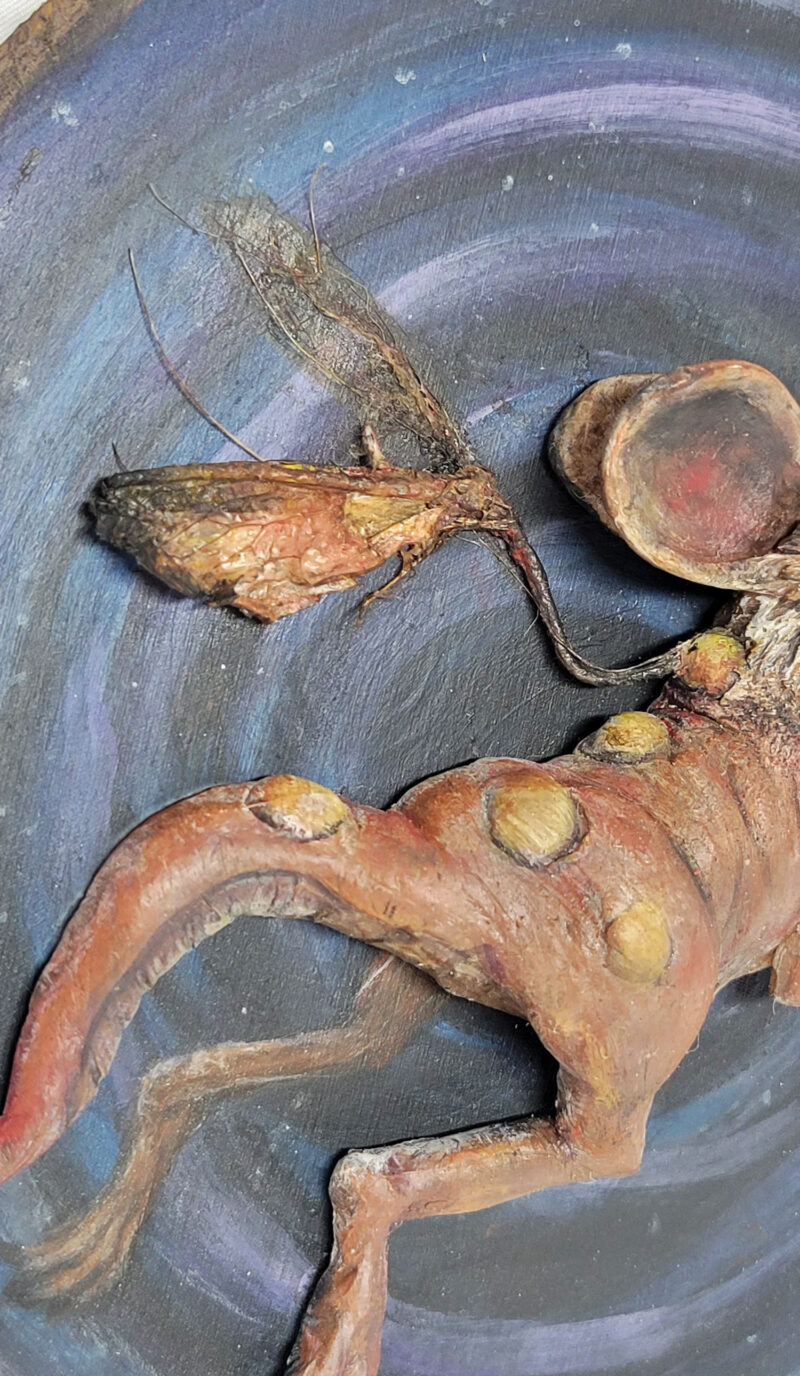 Mousequito Relief Sculpture