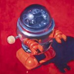 red robot by Aaron Miller