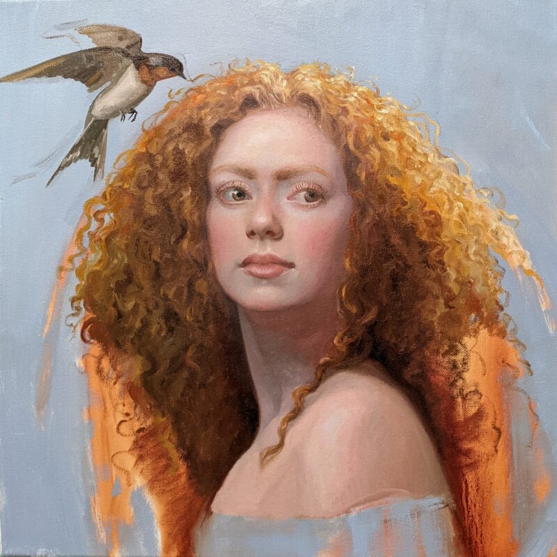 Barn-Swallow-Leah-Mitchell-18x18-oil-on-canvas