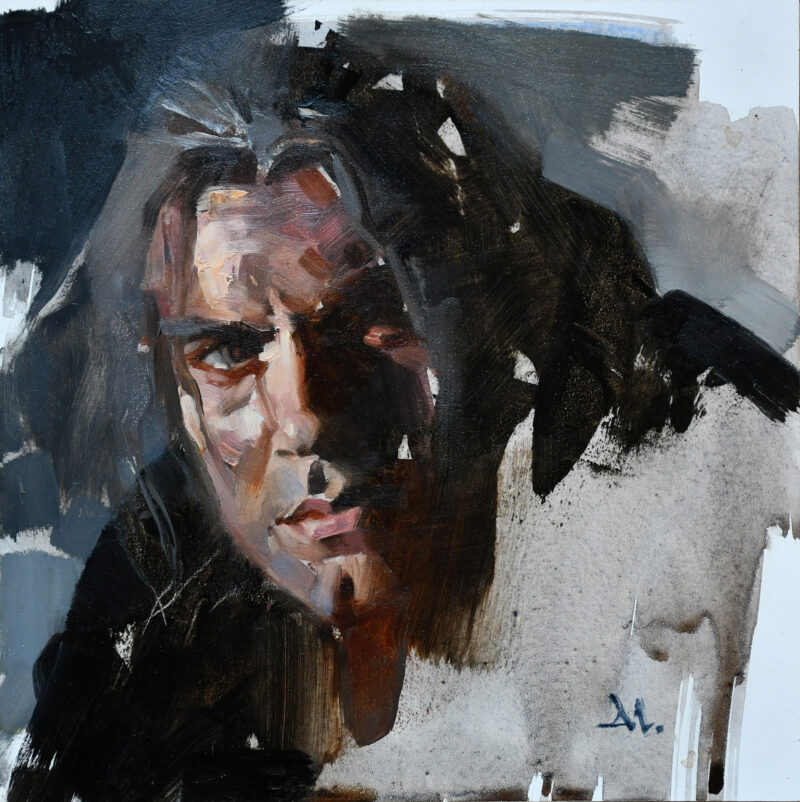 The Witcher painted by Greg Manchess.
