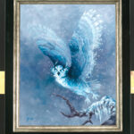 Frost Owl Framed