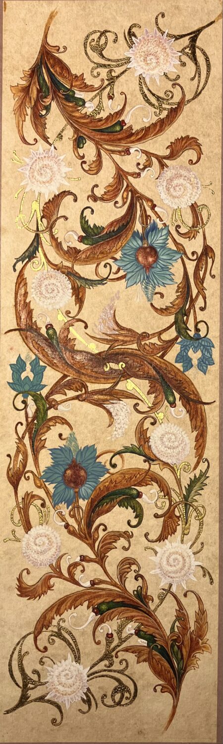 Scrolls on walnut by SoMK