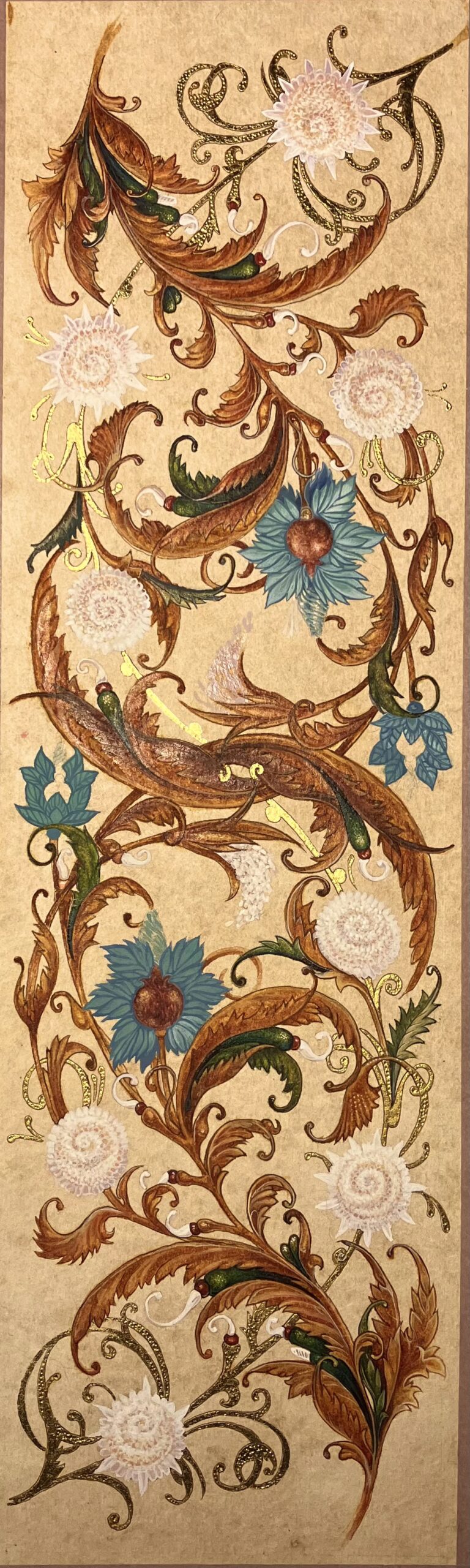 Scrolls on walnut by SoMK