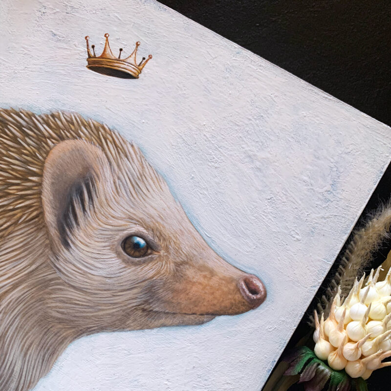 KING HEDGEHOG | Artist Carolina Lebar