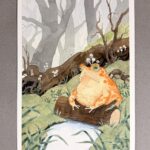 Full image of original artwork, photographed on neutral background with warm light