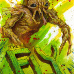a painting of The Brundle Fly from David Cronenburg's The Fly