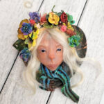 Full view Lisa Sprite Hansen Flower Fae Sculpture Kieri