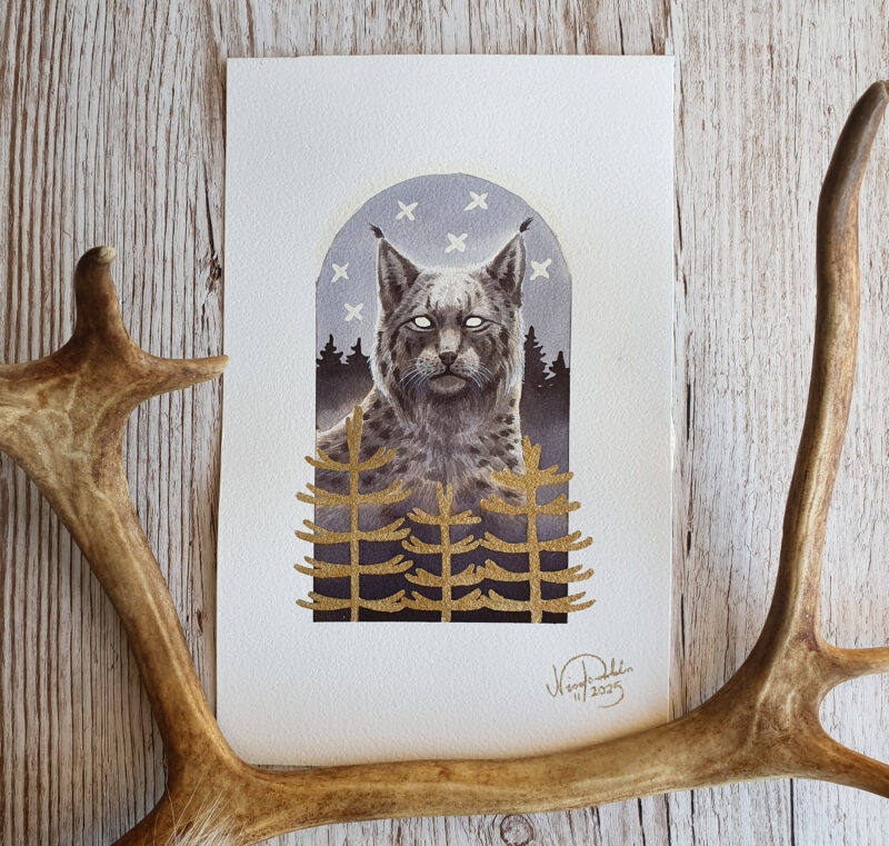 "Lynx Totem" by Nina Pommelin