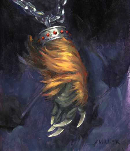 The Moneky's Paw, oil on linen, 8x10 inches.