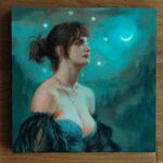 Night's spell - by Francesca Resta - unframed