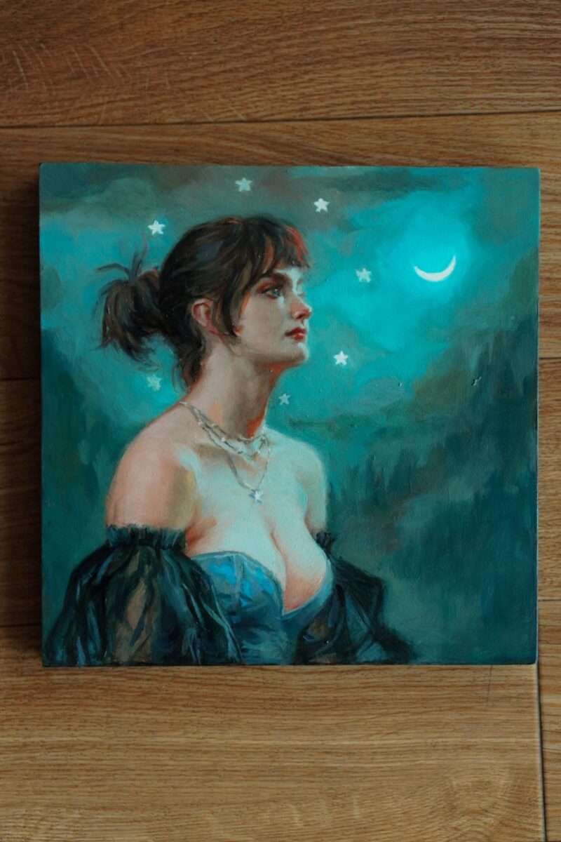 Night's spell - by Francesca Resta - unframed