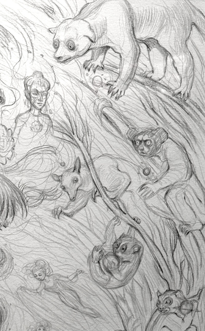 Priestess Detail Top Right