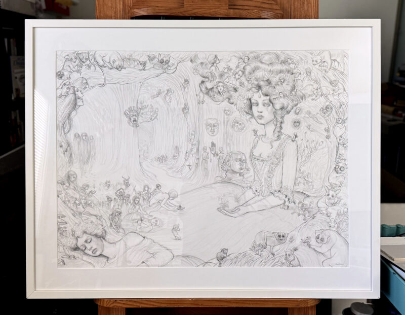 Framed Shot of "The Priestess"