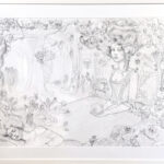 "The Priestess" framed