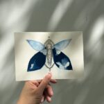 Rorschach's Lepidoptera 2, Version Cyanotype