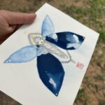 Rorschach's Lepidoptera 2, Version Cyanotype