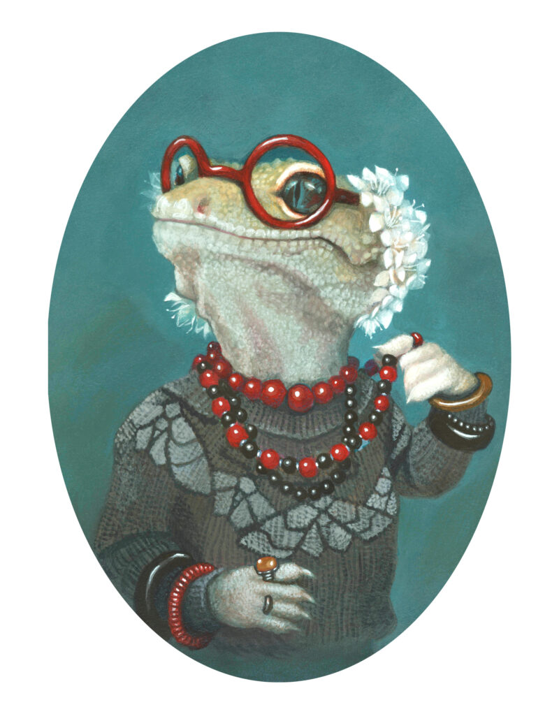 Greta, The Gecko by Erika Taguchi