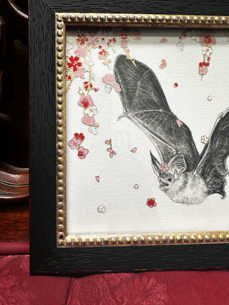 Framed "Haru II" original drawing by Stephanie Inagaki