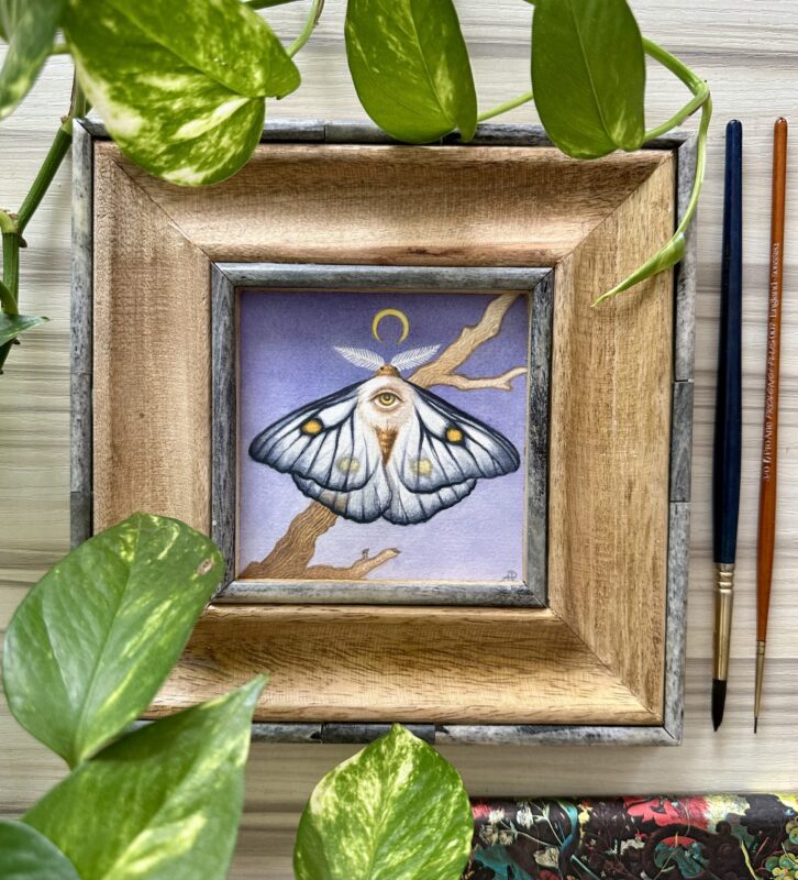 "Ghost Moth" - by Angelika Rasmus