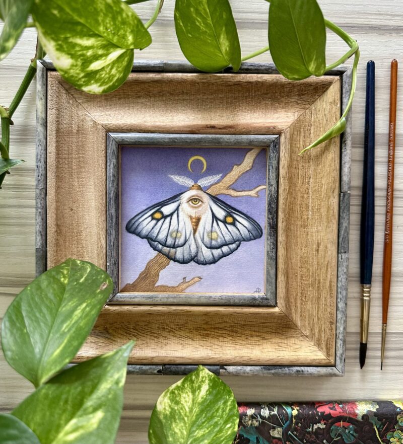 "Ghost Moth" - by Angelika Rasmus