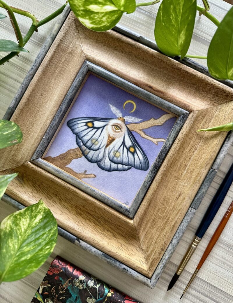 "Ghost Moth" - by Angelika Rasmus