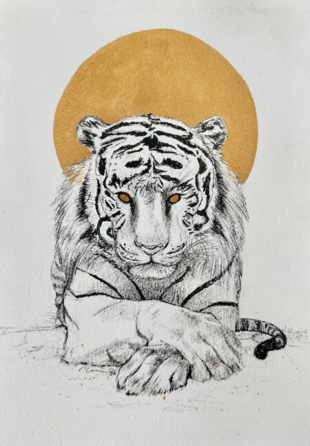 Spirit Guardiana: White Tiger by Marian Pham