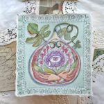 Watercolour painting dyptich of the secret language of love