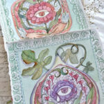Watercolour painting dyptich of the secret language of love