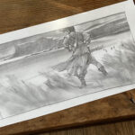 Greg Manchess drawing of The Bard.