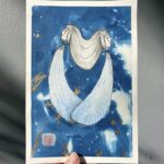Rorschach's Lepidoptera 4, Version Cyanotype